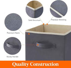Lifewit 13 Inch Cube Storage Bins, 12 Packs Storage Cubes Foldable Decorative