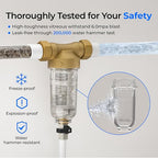 Waterdrop Spin Down Sediment Filter, Backwash Whole House Water Filter System - Image 8