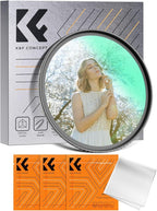 K&F CONCEPT 82mm White Mist 1/4 Filter, 18 Multi-Layer Coatings Dreamy Soft by KFCONCEPT