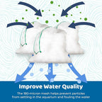 SunGrow Catappa Leaf Filter Bags, 10 Mesh Bags - Image 2