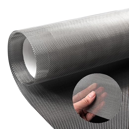 16x40 Inch Wire Mesh Roll, 20 Mesh Stainless Steel Mesh, Never Rust Sturdy by AMZDEPOT