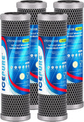ICEPURE 1 Micron 10" x 2.5" Whole House Upgraded Coconut Shell Activated Water by ICEPURE