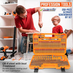 Amartisan 258-Piece Ultimate Screwdriver Bit Set, Chrome Vanadium Steel Driver - Image 8