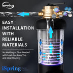 iSpring WSP50ARJ-BP Whole House Prefilter, Spin-Down Sediment Water Filter - Image 8