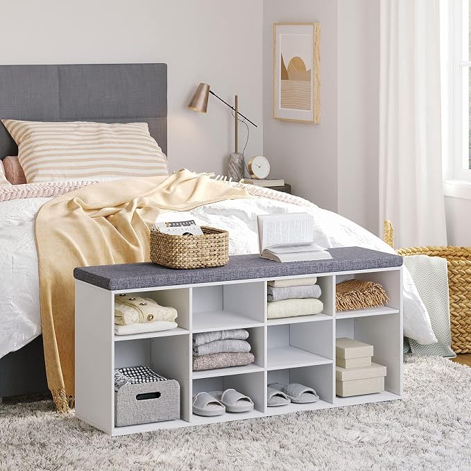 DINZI LVJ Shoe Storage Bench - Image 5
