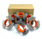 10PCS, Abrasive Carbon Steel Belt/Replacement Coarse Wire Wheel/Rust - Image 2
