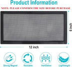 Magnetic Floor Register Vent Covers, 6 x 12 Inch Air Vent Filter Mesh, Sticky - Image 2
