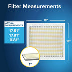 Filtrete 18x18x1 Air Filter, MPR 300, MERV 5, Clean Living Basic Dust 3-Month - Image 2