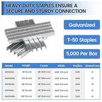 meite T-50 Staples, 5/16 Inch Heavy Duty Staples - Image 2