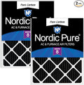 Nordic Pure 20x25x1 Pure Carbon Pleated Odor Reduction Furnace Air Filters 2 by NordicPure