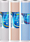 ICEPURE 4.5" x 20" Whole House CTO Carbon Water Filter, Activated Carbon Block by ICEPURE