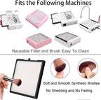 Nail Dust Collector Filters 2 Pack Nail Dust Suction Collector Replacement - Image 4