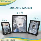Langdon House 5x7 Picture Frames Set Distinguished Edging - Image 5