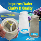 Aquatic Experts 4 inch Ring 100 Micron Felt Filter Sock - Image 4