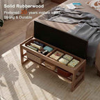 AQIMUELE Shoe Rack Bench, 2 Tiers Shoe Bench
