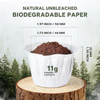 Disposable Paper Coffee Filters K Cup Paper Filters - Image 3