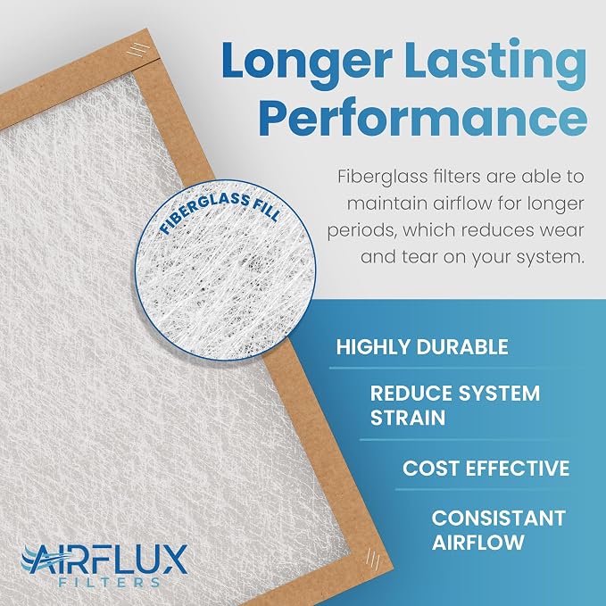 Fiberglass Air Filter -20x30x1Air Filter 12 Pack - Image 3