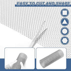 uxcell 14 Mesh 79" x 10" Woven Wire Mesh, 316 Stainless Steel Air Vent Filter - Image 4