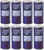 BLUONICS Carbon Replacement Water Filters 8pcs GAC Granulated 4.5" x 10" by BLUONICS