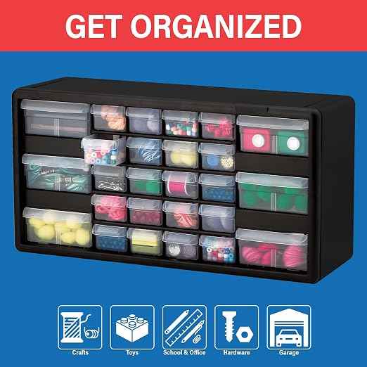 Akro-Mils 26-Drawer Plastic Drawer Storage Cabinet
