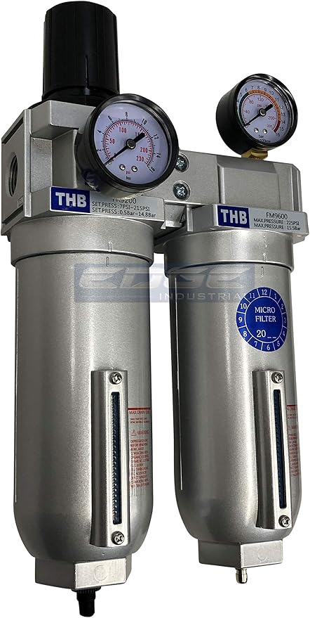 SUPER HEAVY DUTY HIGH FLOW AIR FILTRATION SYSTEM, 2 STAGE PARTICULATE FILTER by Unknown