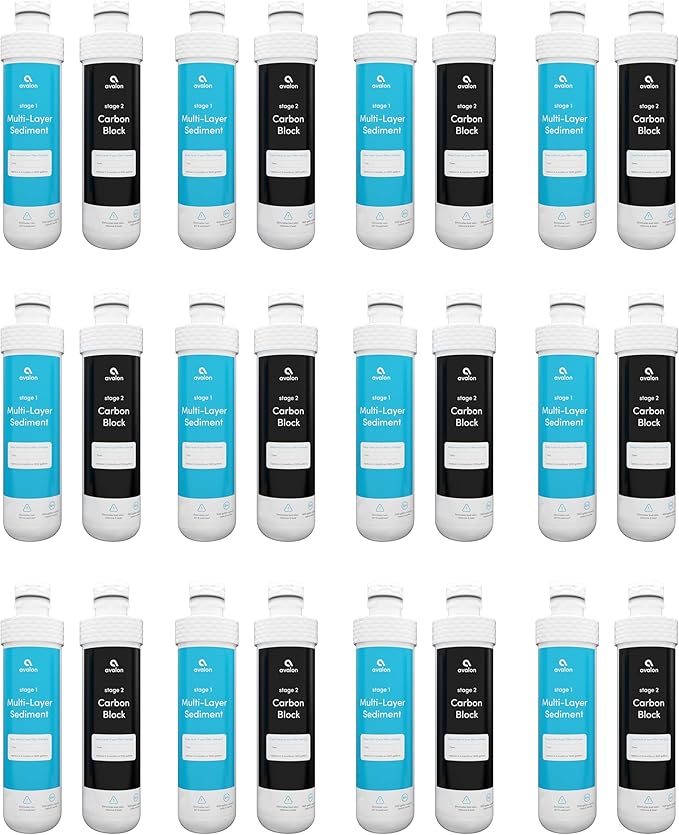 Avalon Genuine AVALONFILTER 2 Stage Replacement Filters Branded Bottleless by AvalonWater