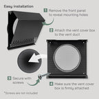 Vent Systems 8" Inch Supply Vent Cover - Image 4