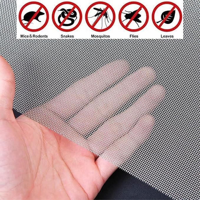 304 Stainless Steel Woven Mesh Panel, 50 Mesh 0.4mm Rustproof Metal Screen - Image 6