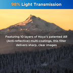 Hoya NXT Plus 40.5mm UV Filter — Schott B270 Clear Glass - Image 4