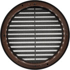 Black 6" Inch Round Ventilation Grille - Image 2