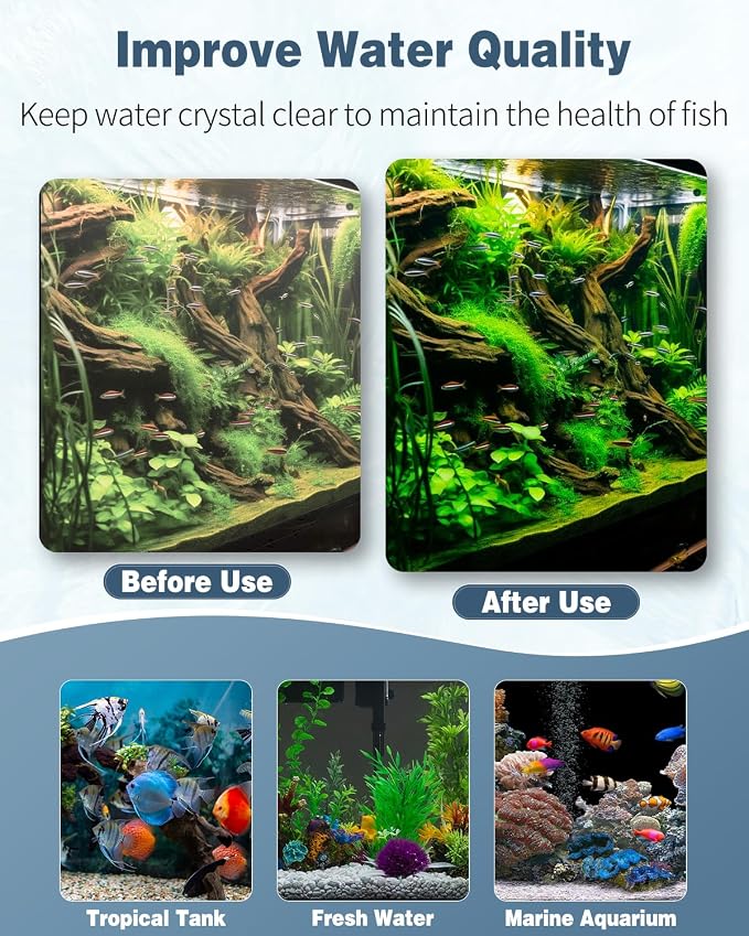 Pawfly 6 Pack Aquarium Bio Sponge Fitler Media, 6.3" x 5.5" x 0.8" Cut-to-Size - Image 4
