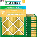 Filterbuy 18x22x1 Air Filter MERV 11 Superior Pet & Allergy Defense, by Filterbuy