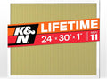 K&N 24x30x1 HVAC Furnace Air Filter, Lasts a Lifetime, Merv 11, the Last HVAC by KNEngineeringInc