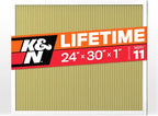 K&N 24x30x1 HVAC Furnace Air Filter, Lasts a Lifetime, Merv 11, the Last HVAC by KNEngineeringInc