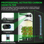 MELONFARM 6" Air Carbon Filter Smelliness Control - Image 2
