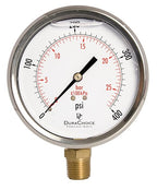 4" Oil Filled Pressure Gauge by DirectMaterial