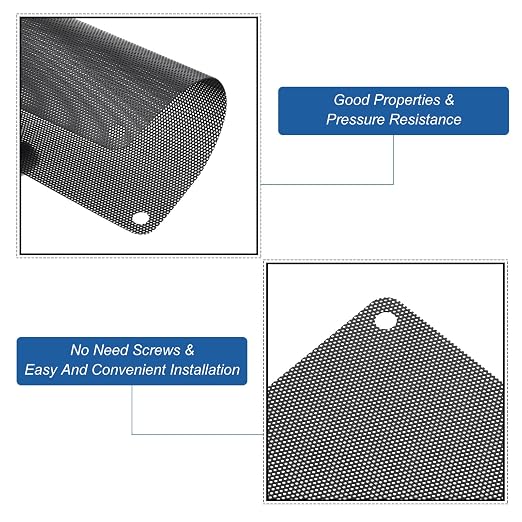 MECCANIXITY 10PCS PC Dust Filter, 140mmx140mm PVC Computer Case Cooler - Image 4