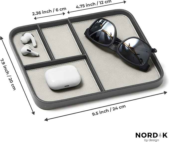 Nordik Leather Valet Tray