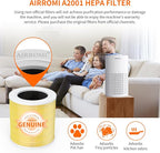 AIRROMI A2001 HEPA Air Purifier Replacement: Original 3-in-1 Filter, Removes - Image 3
