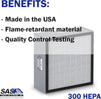 HEPA Filter for Model 300 Sentry Air Systems – MERV 17 Air Filter for Fume - Image 4
