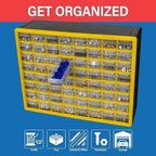 Akro-Mils 64-Drawer Plastic Drawer Storage Cabinet