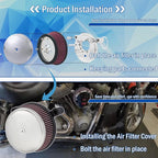 18-760 Air Cleaner Outer Cover for Billet Sucker and Big Sucker Stage, Chrome - Image 5