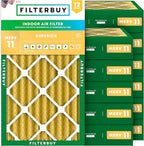 Filterbuy 11.25x19.25x4 Air Filter MERV 11 Superior Pet & Allergy Defense by Filterbuy