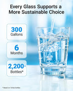 EcoAqua 11032531 Water Filter Replacement for Bosch® BORPLFTR50