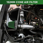 6" 152mm Cold Air Intake Filter Clamp-On Replacement High Flow Inlet Air Filter - Image 6