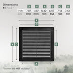 Vent Systems 6" x 6" Inch - Image 2