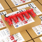TAILONZ PNEUMATIC 0-150PSI 3/8 Inch NPT Red Industrial Grade 5 Stage Air Drying - Image 7
