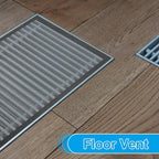 PATIKIL 4"x8" Magnetic Vent Cover, 6 Pack Floor Wall Air Registers Cover Strong - Image 6