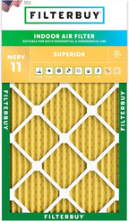 Filterbuy 13x21.5x1 Air Filter MERV 11 Superior Pet & Allergy Defense, by Filterbuy