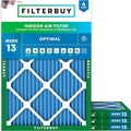 Filterbuy 24x28x1 Air Filter MERV 13 Optimal Smoke & Allergy Defense, by Filterbuy